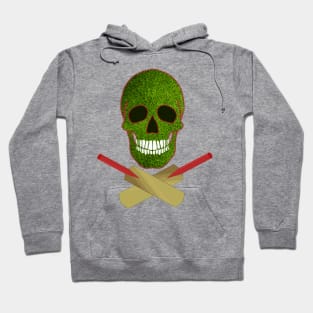 Cricket Skull Hoodie